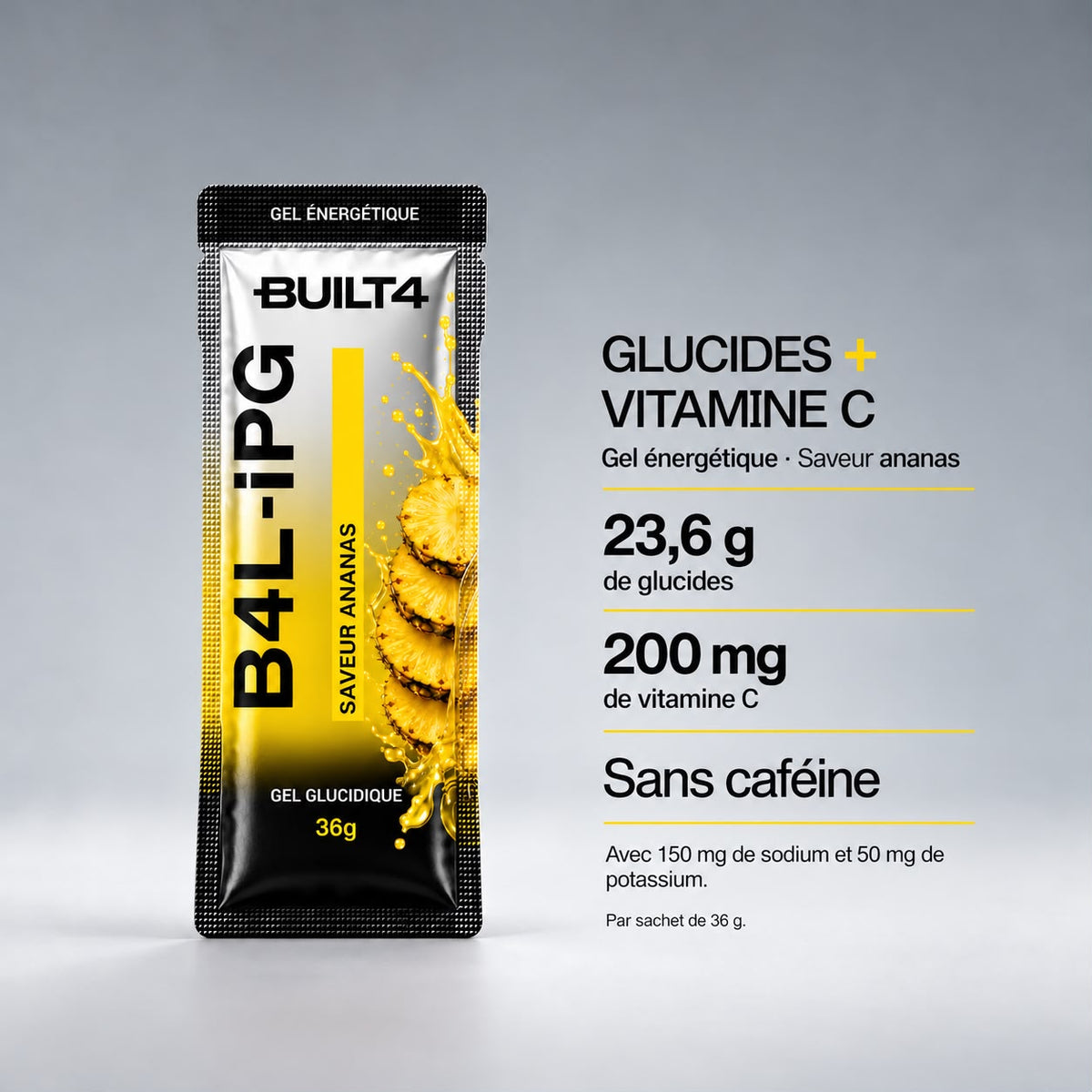 Built4 iPG Gel Énergétique – Ananas