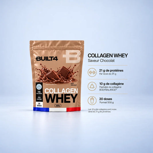 BUILT4 WHEY & COLLAGÈNE 500g