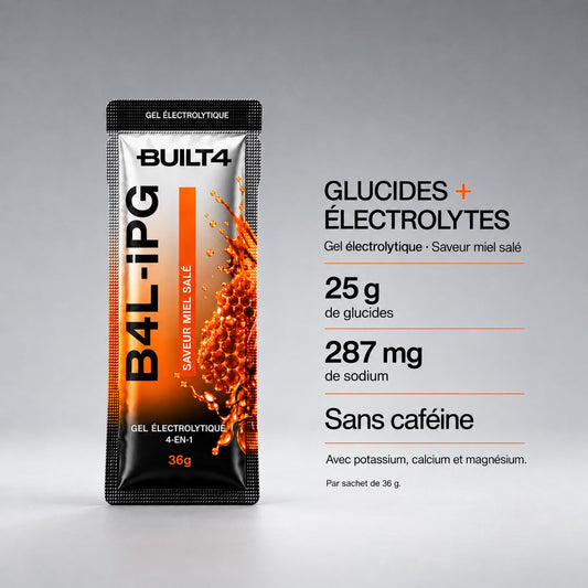 Built4 IPG Gel Électrolytique 4-en-1 associe hydratation miel-salé
